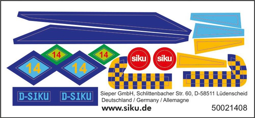 Levně SIKU Blister - sportovní letadlo