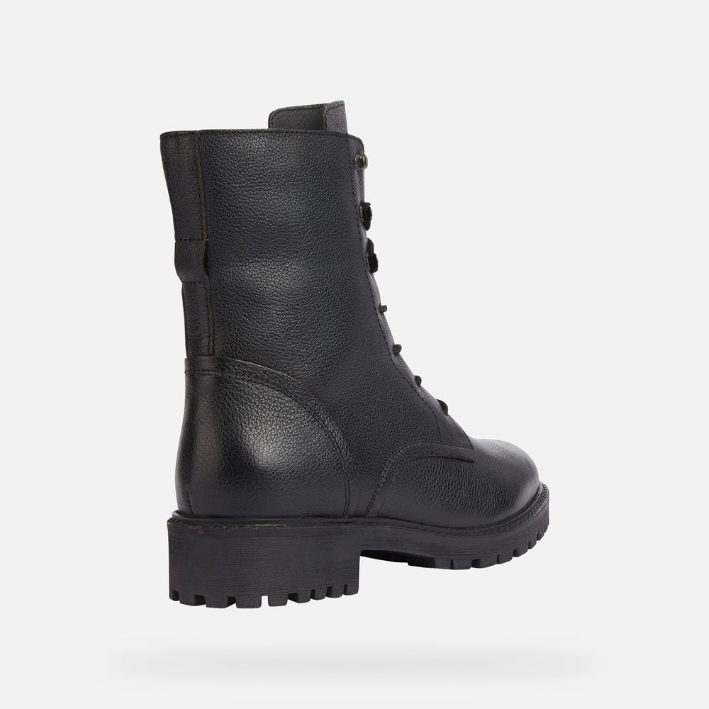 Černá dámská kotníková obuv Geox Hoara - 35 (obrázek 6)