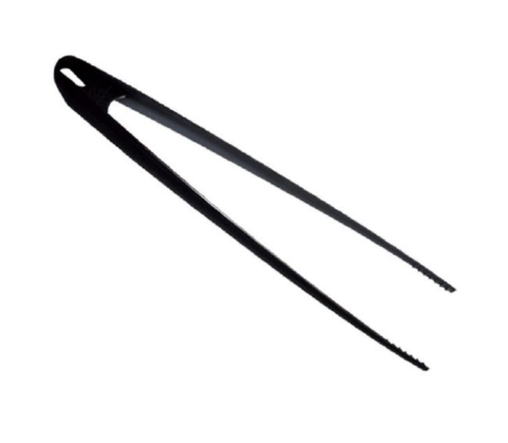 Levně pinzeta 34cm, černá, do 210°C, PP
