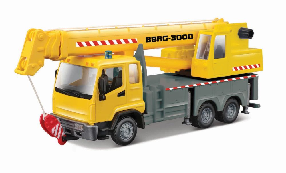 Orbico Bburago 1:43 servisné vozidlá Construction Truck with Crane