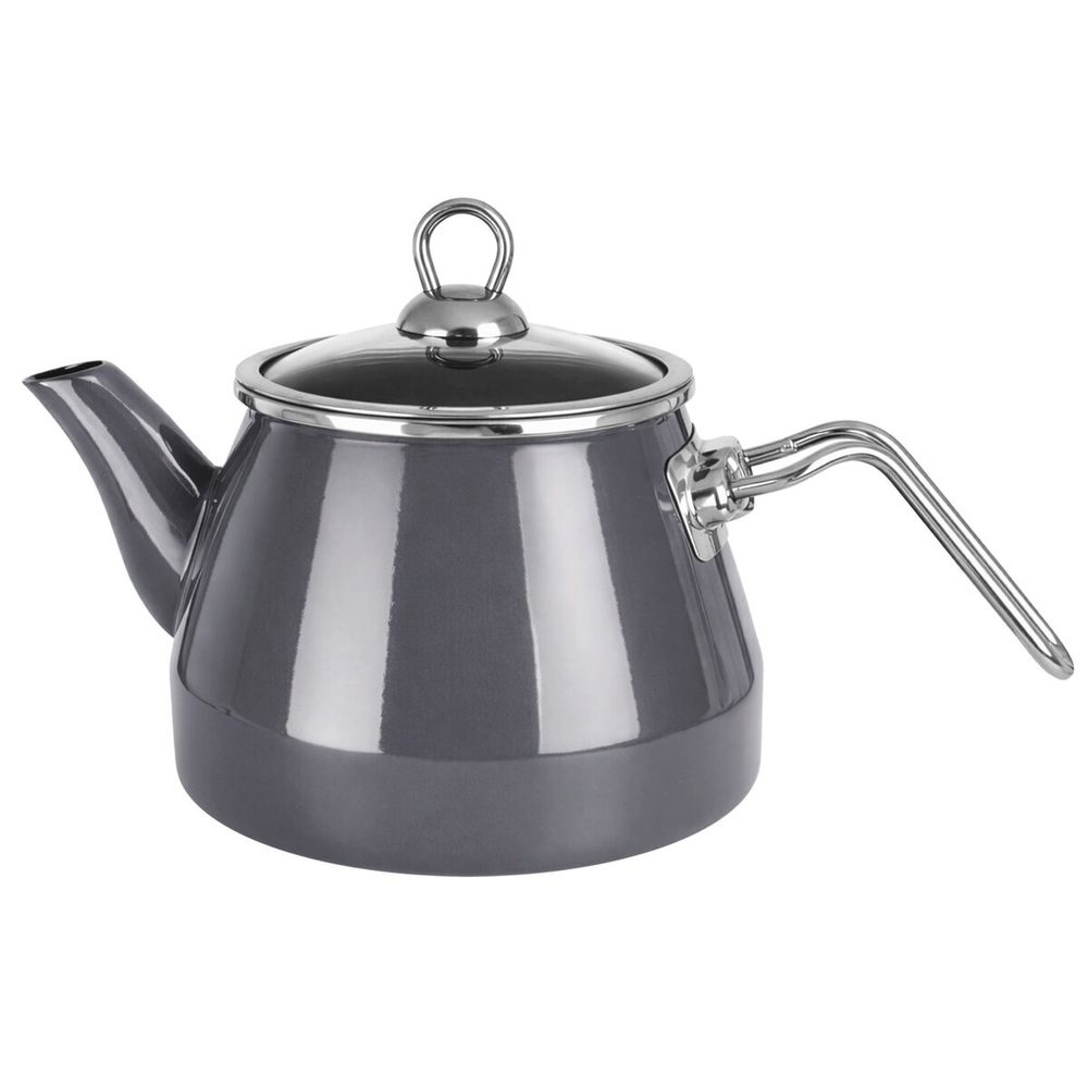 O Čajník smalt Grey Lem 2 l
