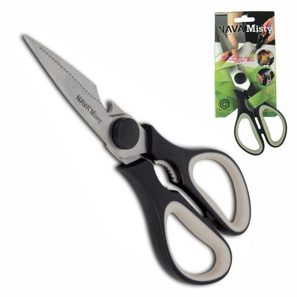 Levně nůžky 21cm MISTY, 3v1, univerz. NR/plast