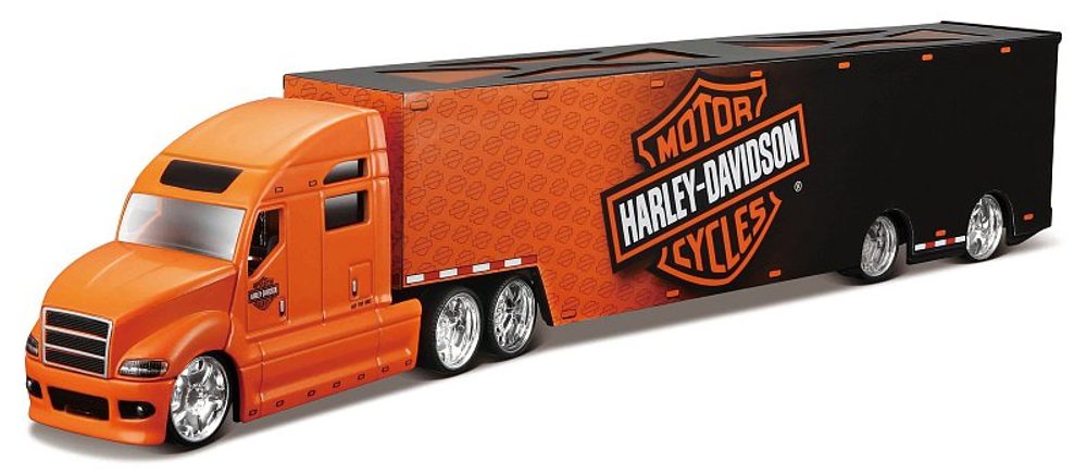 Levně Maisto - Harley-Davidson Haulers, černá, 1:64