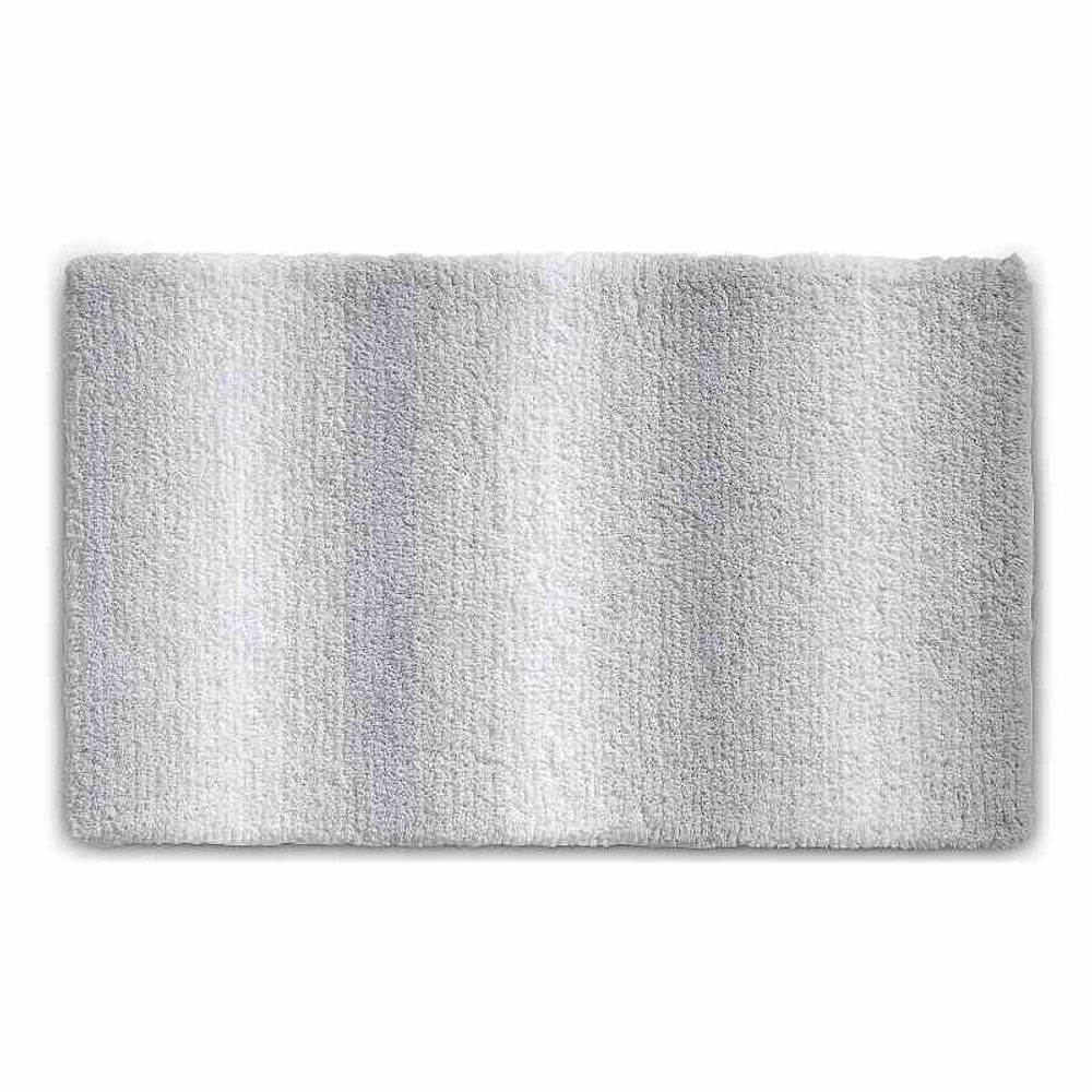 Levně KELA Koupelnová předložka Ombre 100x60 cm polyester šedá KL-23574