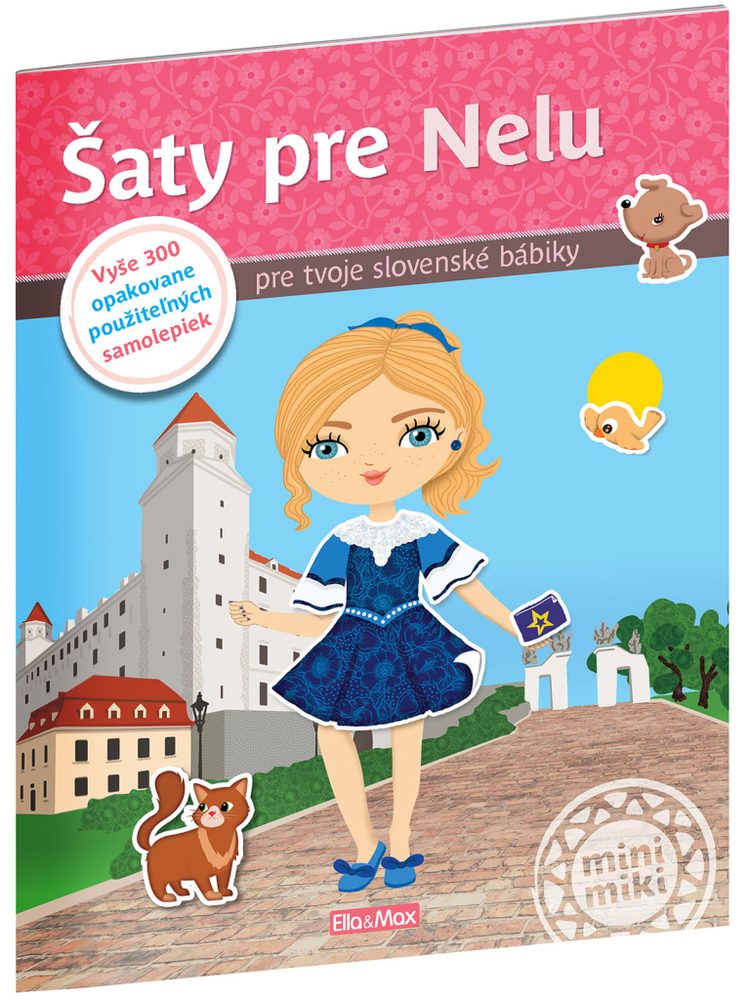 Levně Presco Group Šaty pre NELU ─ Kniha samolepiek