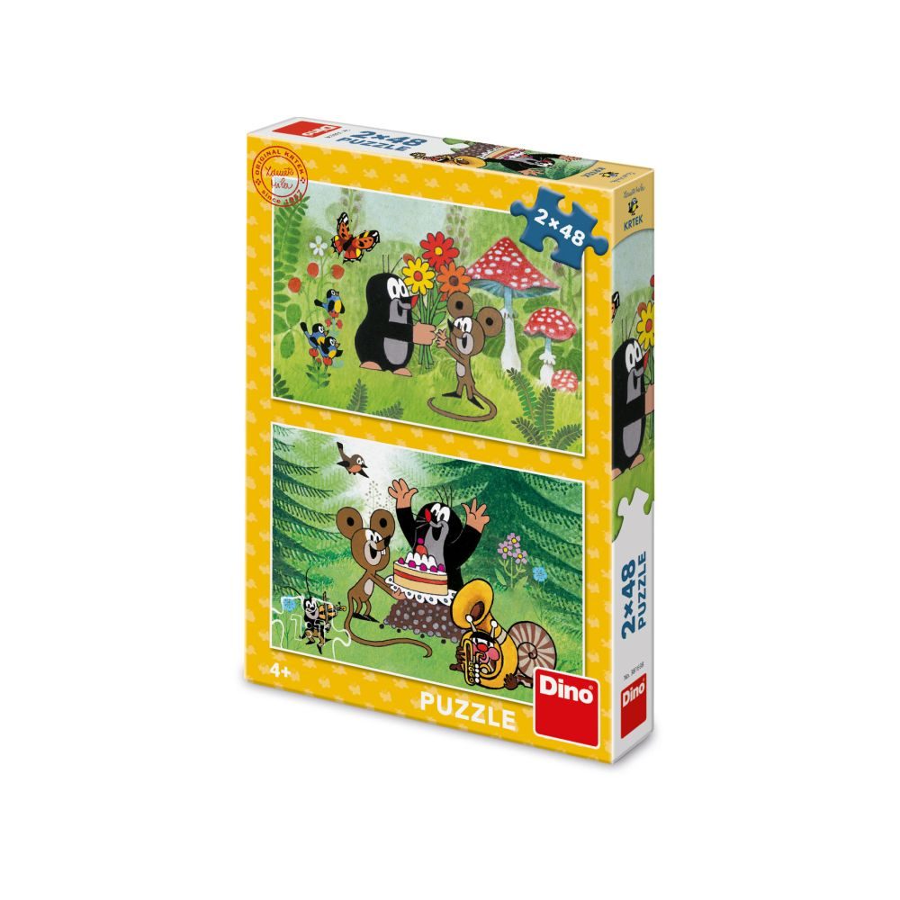 Levně KRTEK: OSLAVA 2x48 Puzzle
