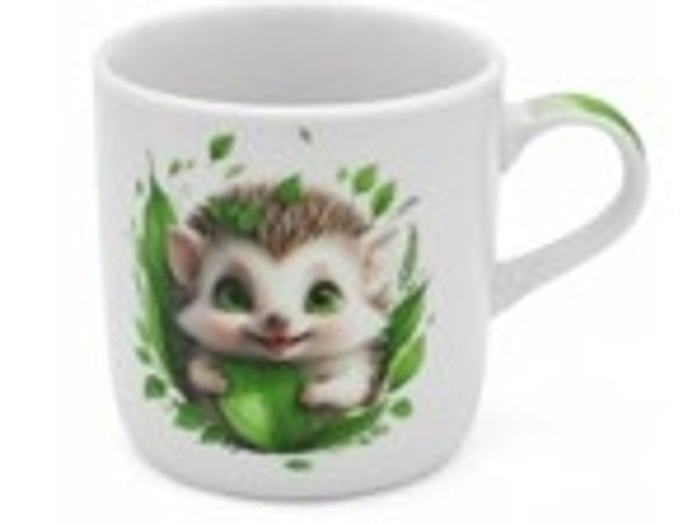 Levně hrnek 230ml JEŽEK, BL-1001, porcelán