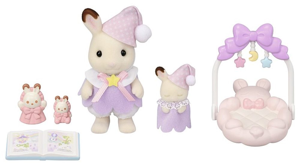 Levně Sylvanian family Chocolate králíčci spící sourozenci