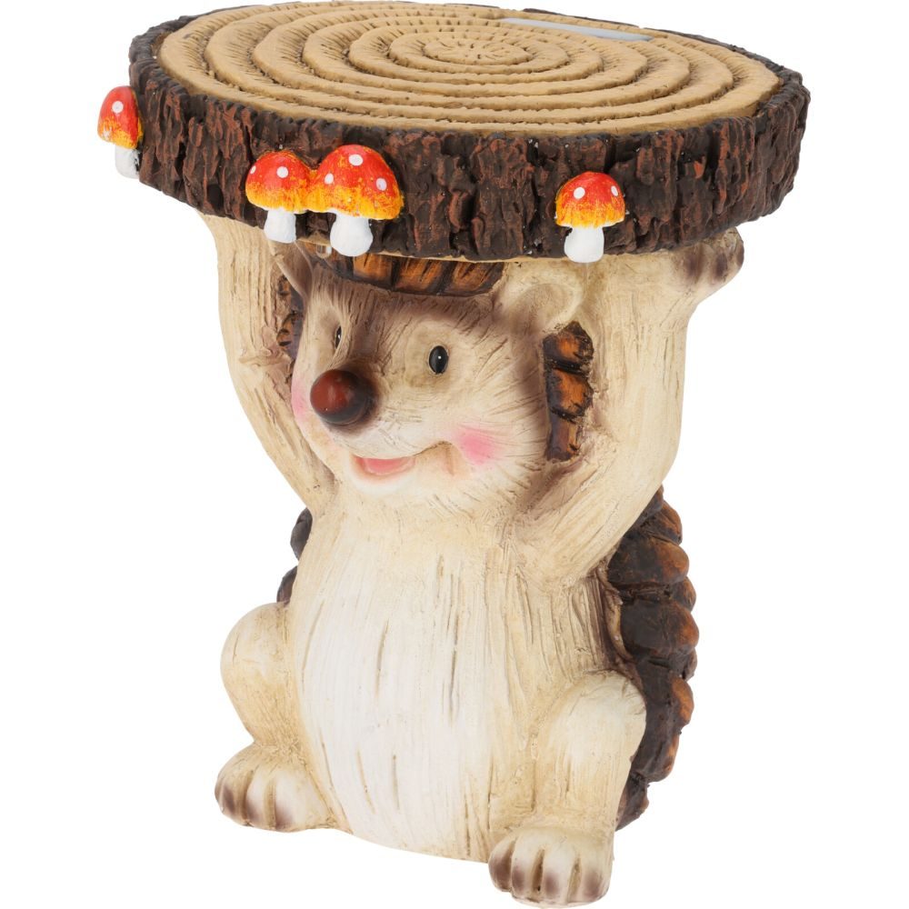 PROGARDEN Stojan na květináč ježek s LED osvětlením 28 × 24 cm KO-095241710