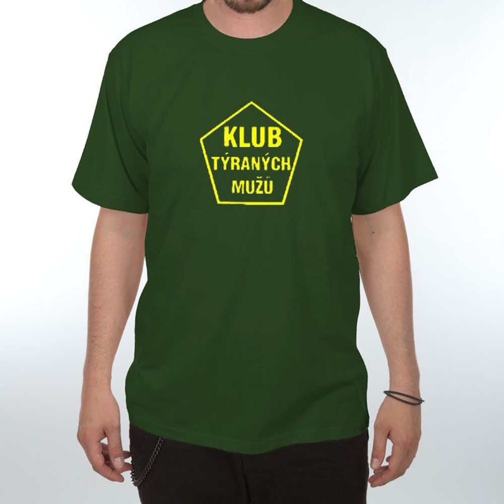 Levně Klub týraných mužů - M tmavě zelená