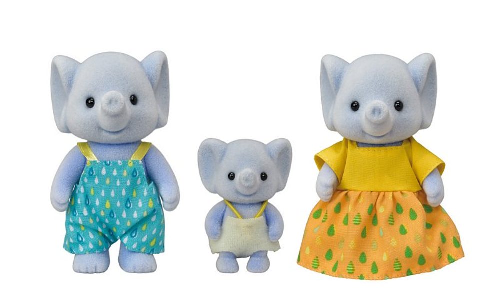 Sylvanian family Rodina 3 slonů