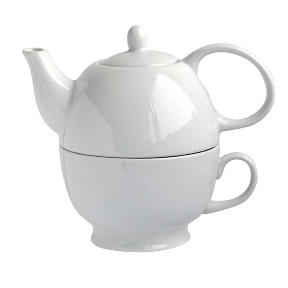 Levně TORO KONVIČKA NA ČAJ 480ML SE ŠÁLKEM 320ML, PORCELÁN