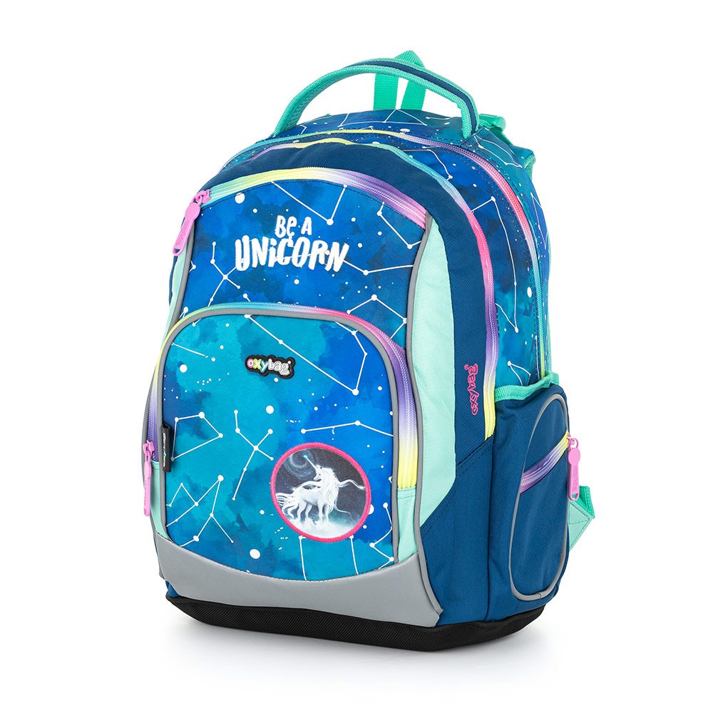 Levně Karton P+P Školní batoh OXY GO Unicorn pattern
