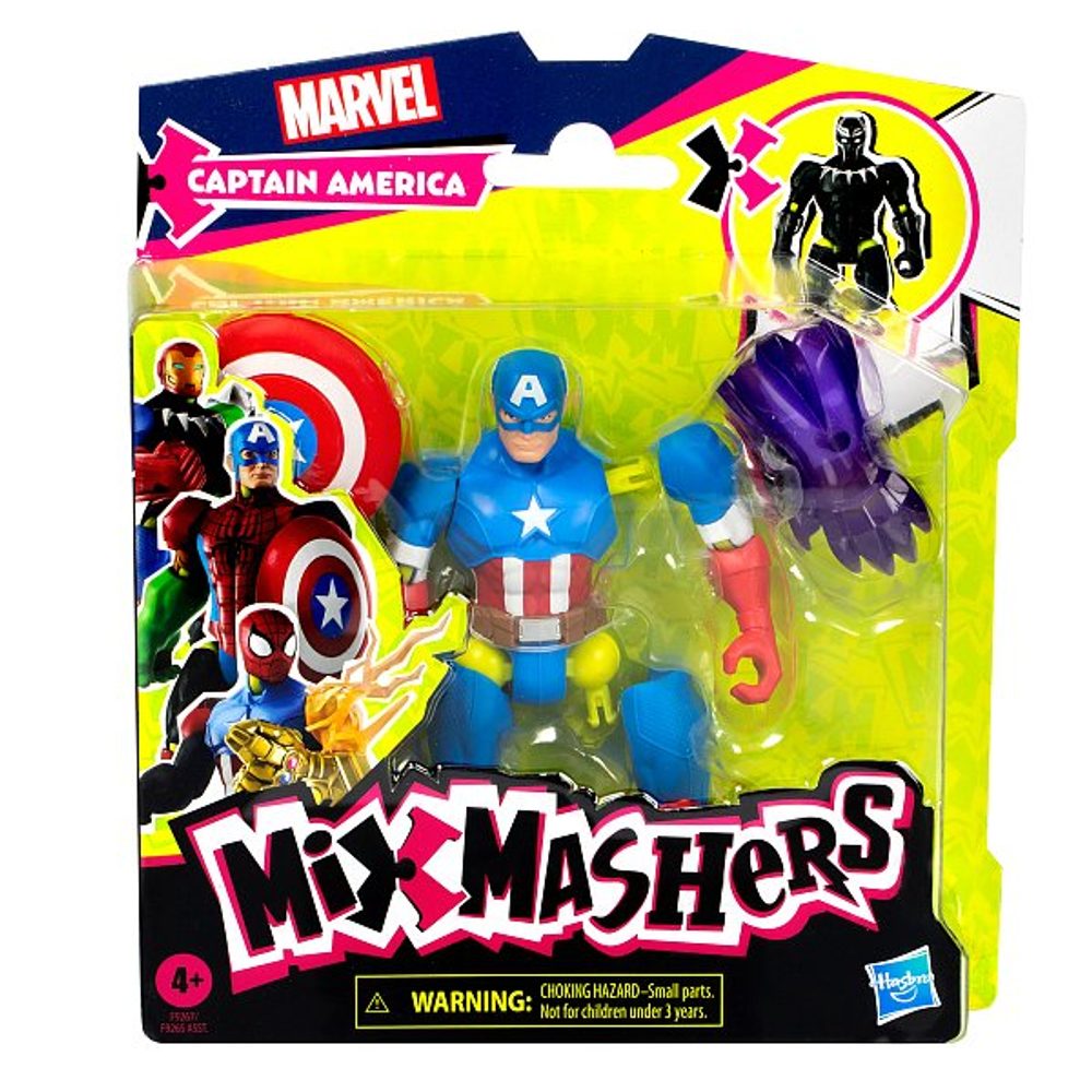 Levně HASBRO - Avengers Mixmashers Kapitán Amerika figurka