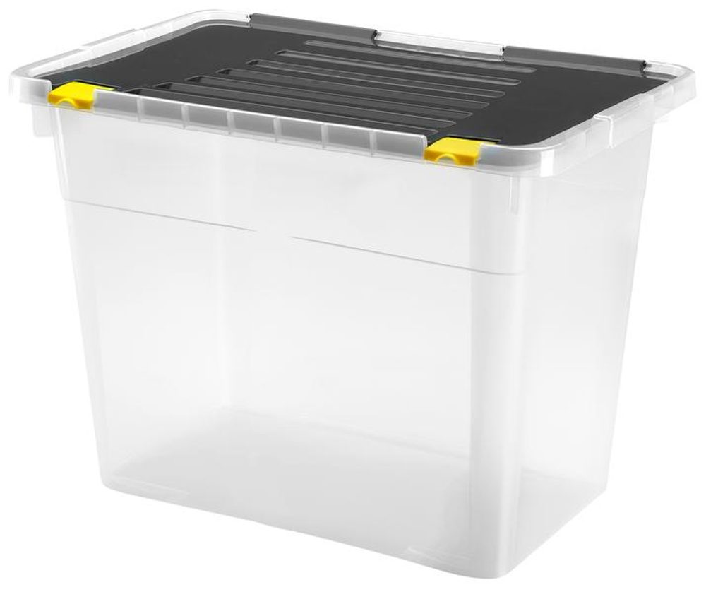 heidrun BOX ÚLOŽNÝ S VÍKEM 100L, PLAST, 78X38,5X47,5 CM_hamashop