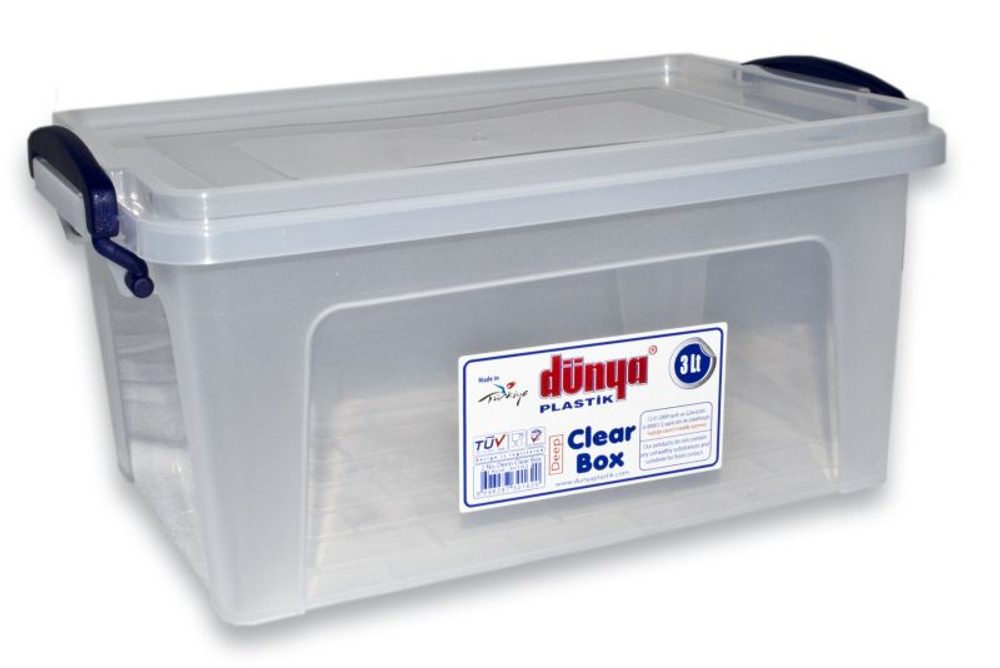 Levně box 9,0l CLEAR 36x23x16cm, transp.plast