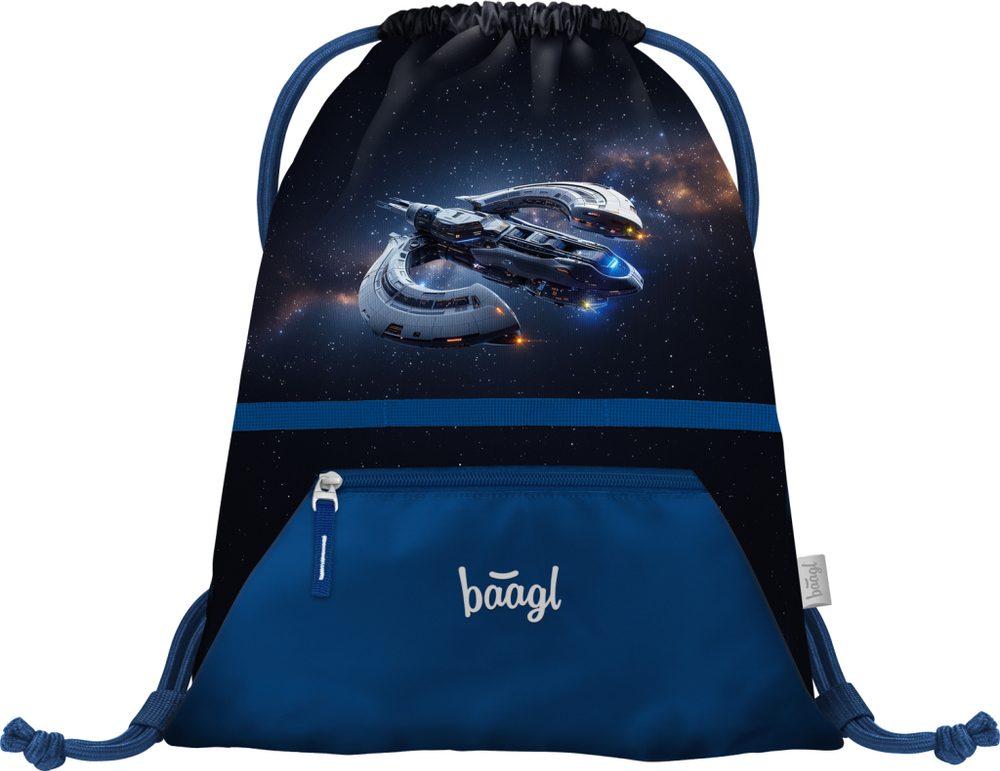 Levně BAAGL Sáček s kapsou Vesmírná loď