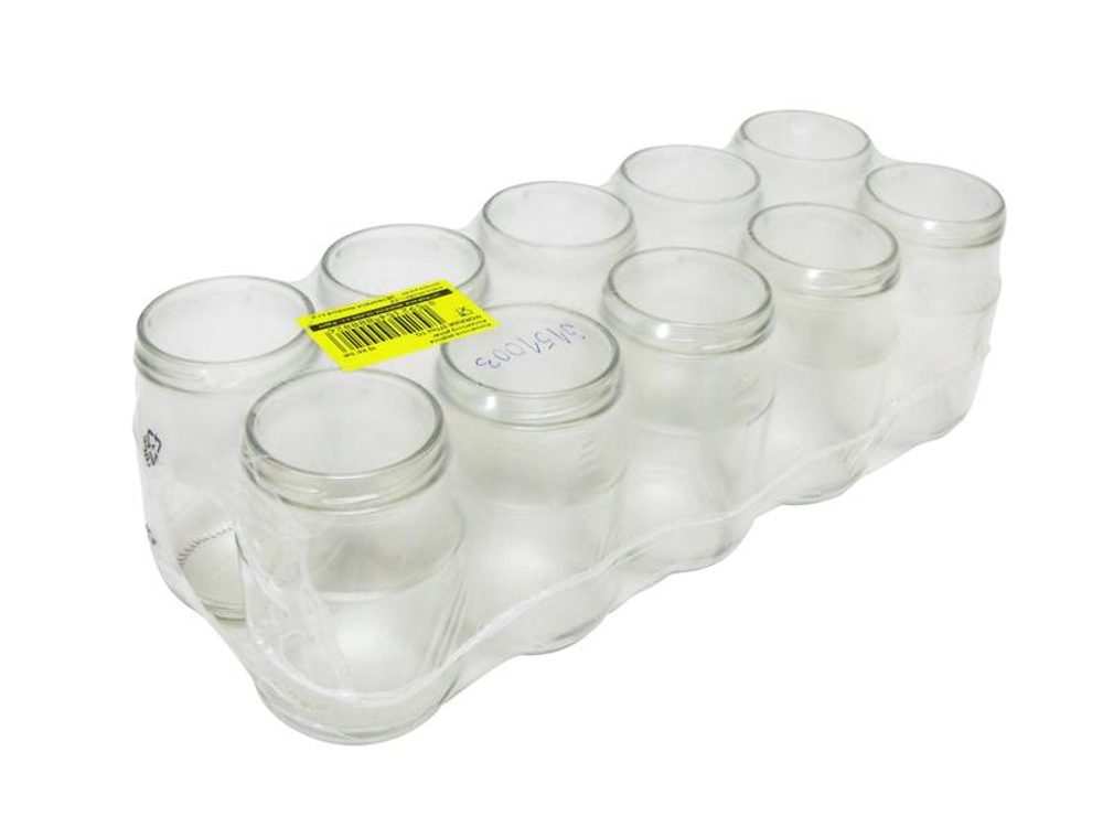 Levně TORO Sklenice zavařovací, 10 ks, objem 377 ml