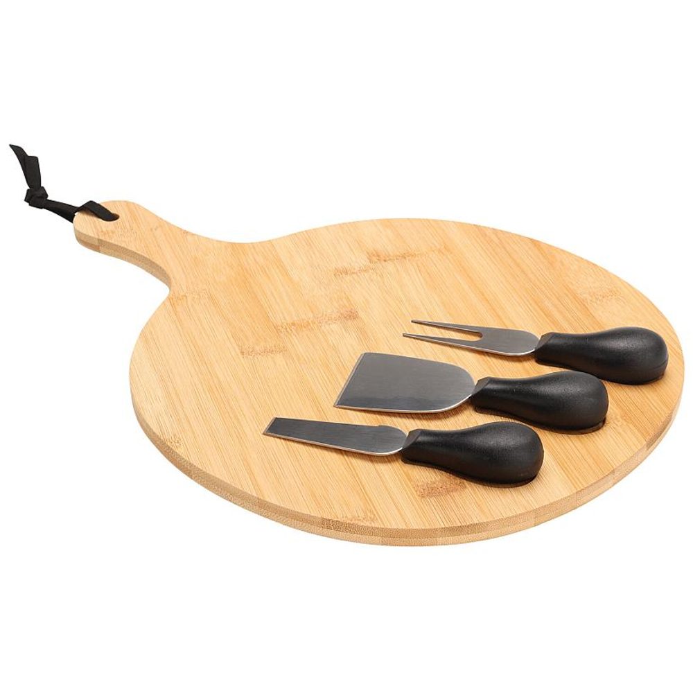 Levně EXCELLENT HOUSEWARE Sada na krájení sýrů s prkénkem sada 4 ks KO-210001370