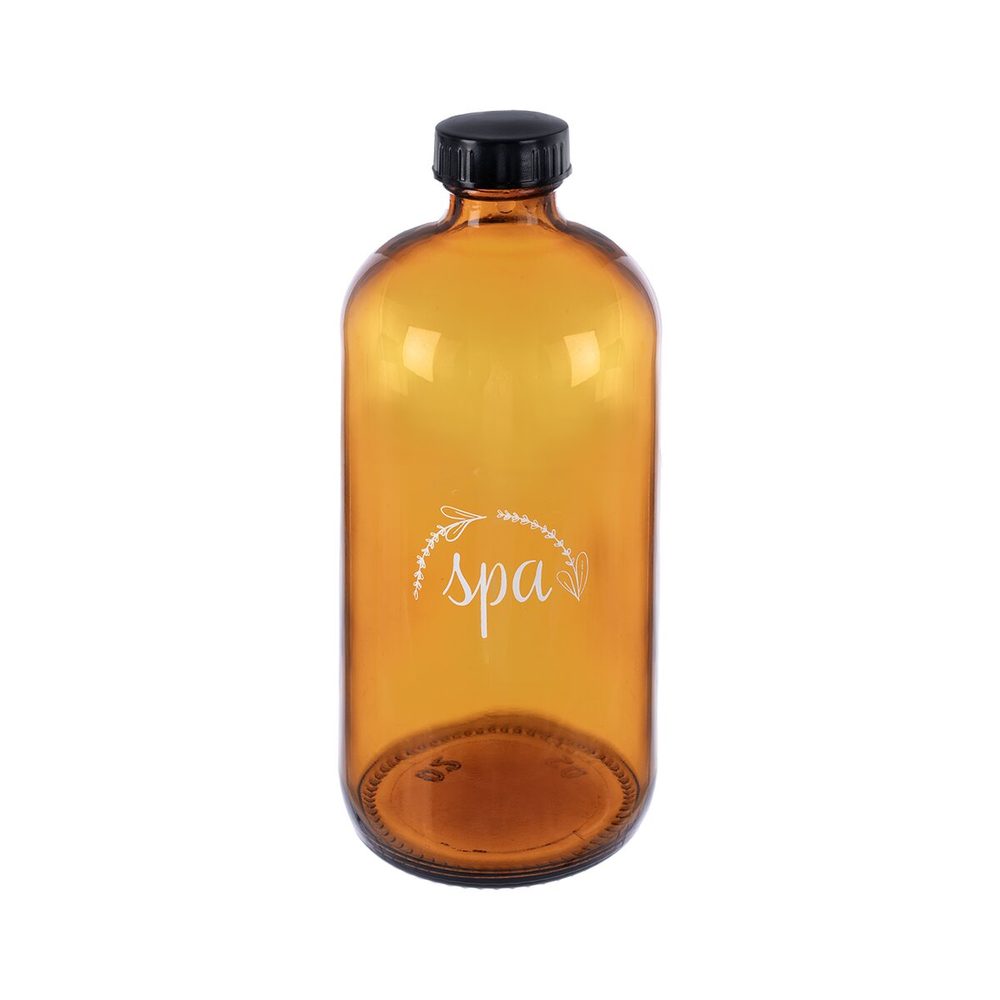 Orion Láhev hnědé sklo s uzávěrem UH SPA 500 ml