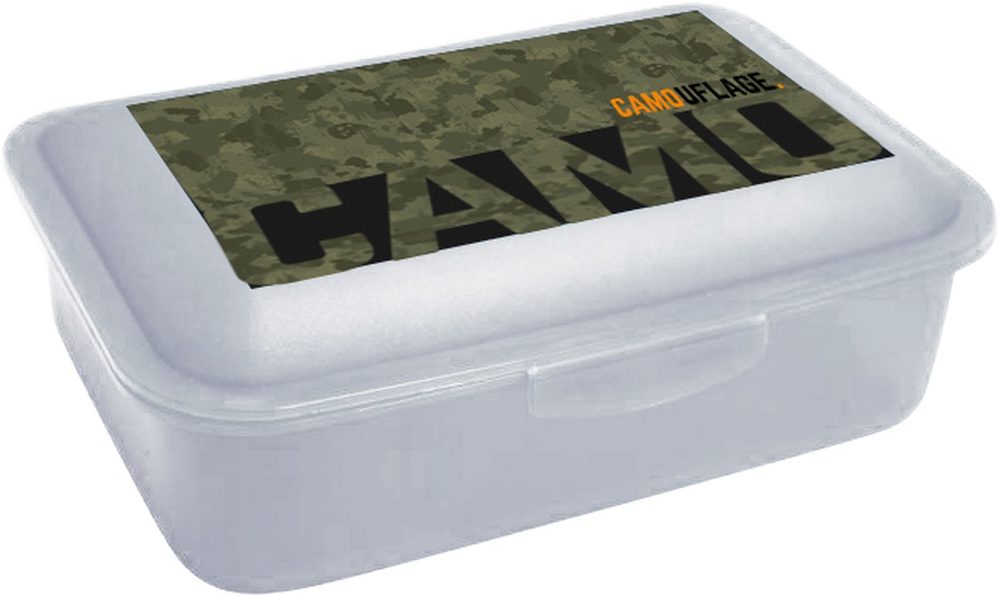 Levně Karton P+P Box na svačinu Army