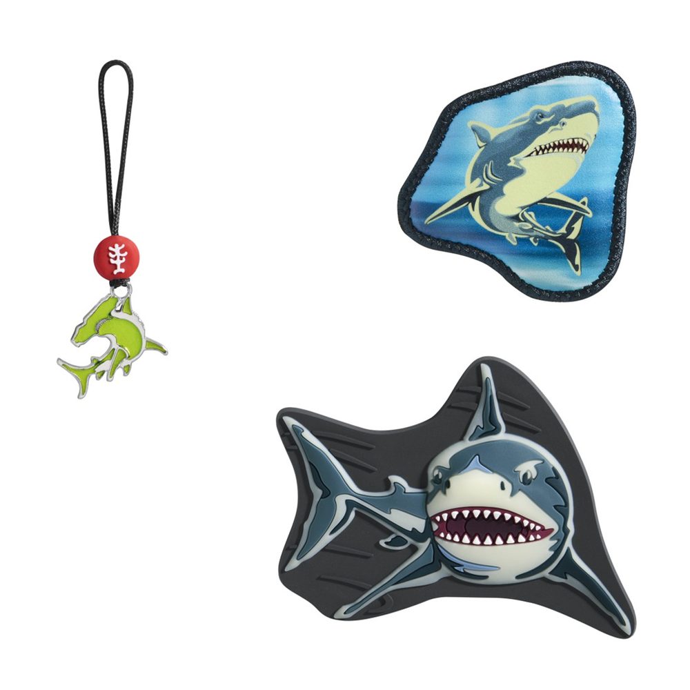 Levně Doplňková sada obrázků MAGIC MAGS Glow Shark Dexter k aktovkám GRADE, SPACE, CLOUD, 2v1 a KID