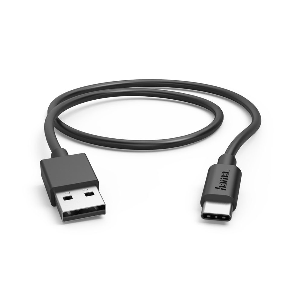 Levně Hama kabel USB-C 2.0 typ A-C 0,5 m, černý