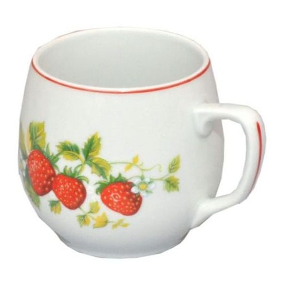 Levně hrnek 300ml BAŇÁK-JAHODY, čes.porcelán