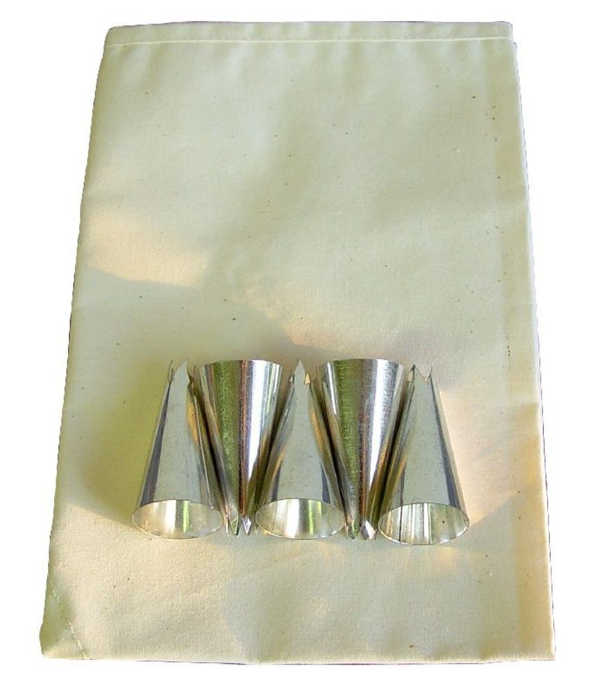 Levně sáček 37cm BAVLNA+5špiček-kov, cukrářská soupr.