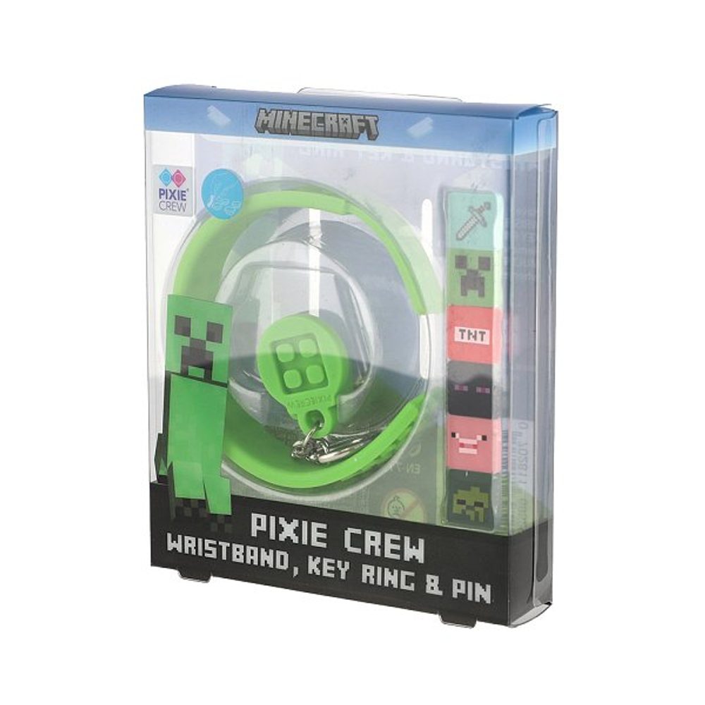 Levně PIXIE CREW set 3v1 Náramek+Klíčenka+Odznáček