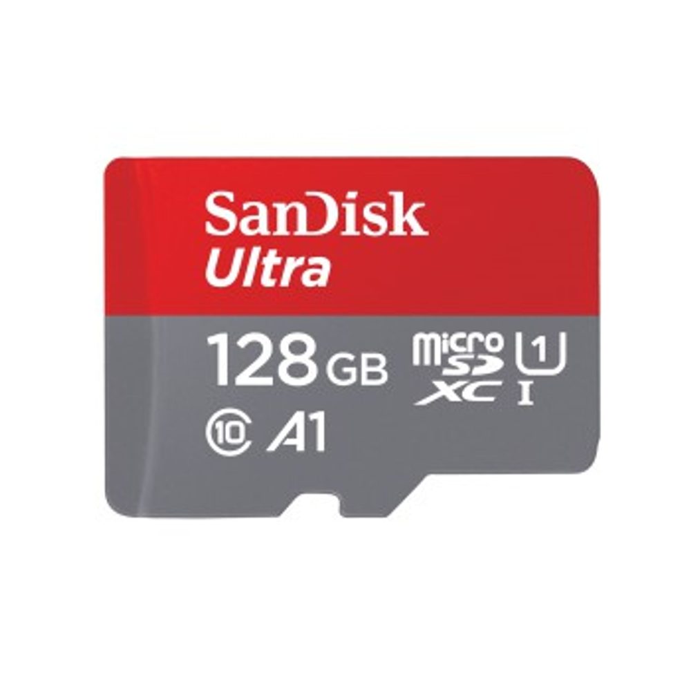 Levně SanDisk Ultra microSDXC 128 GB + SD Adapter 140 MB/s A1 Class 10 UHS-I