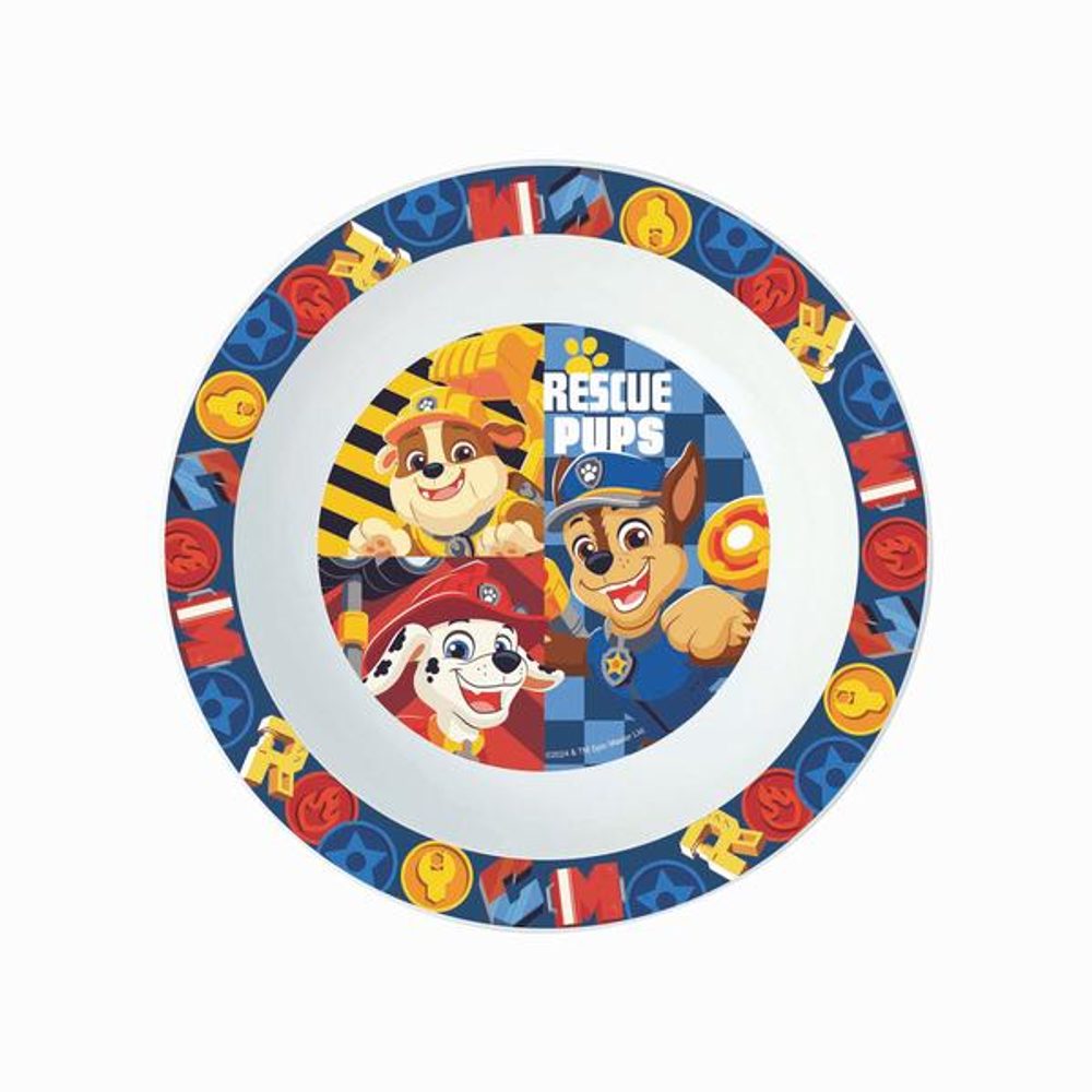 Levně STOR MISKA PLASTOVÁ PAW PATROL, PRŮMĚR 16 CM