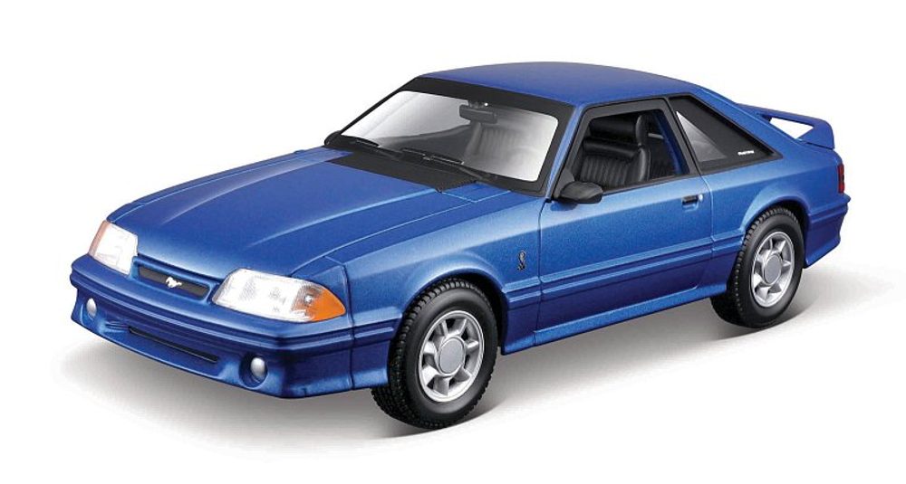 Levně Maisto - 1993 Ford Mustang SVT Cobra, metal modrá, assembly line, 1:24