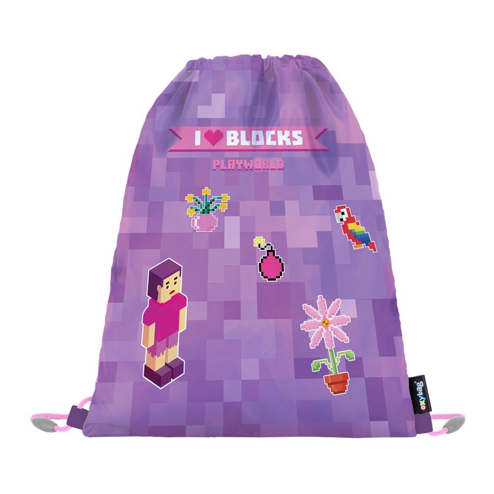 Levně Sáček na cvičky Playworld Girl