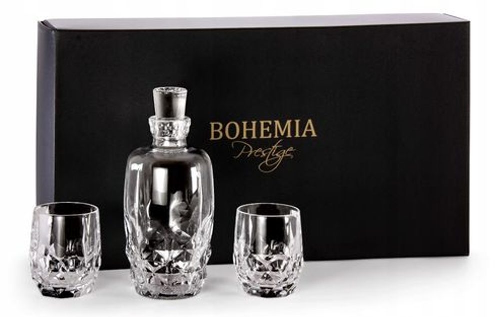 Levně karafa 1,0l+sklen. 350ml, 6ks, DESIRE, BOHEMIA PR., whisky, DB