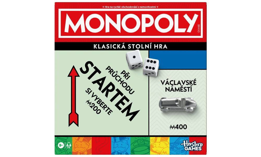 HASBRO - MONOPOLY Classic CZ verze