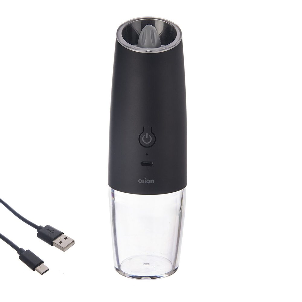 Akumulátorový mlýnek na koření s LED osvětlením