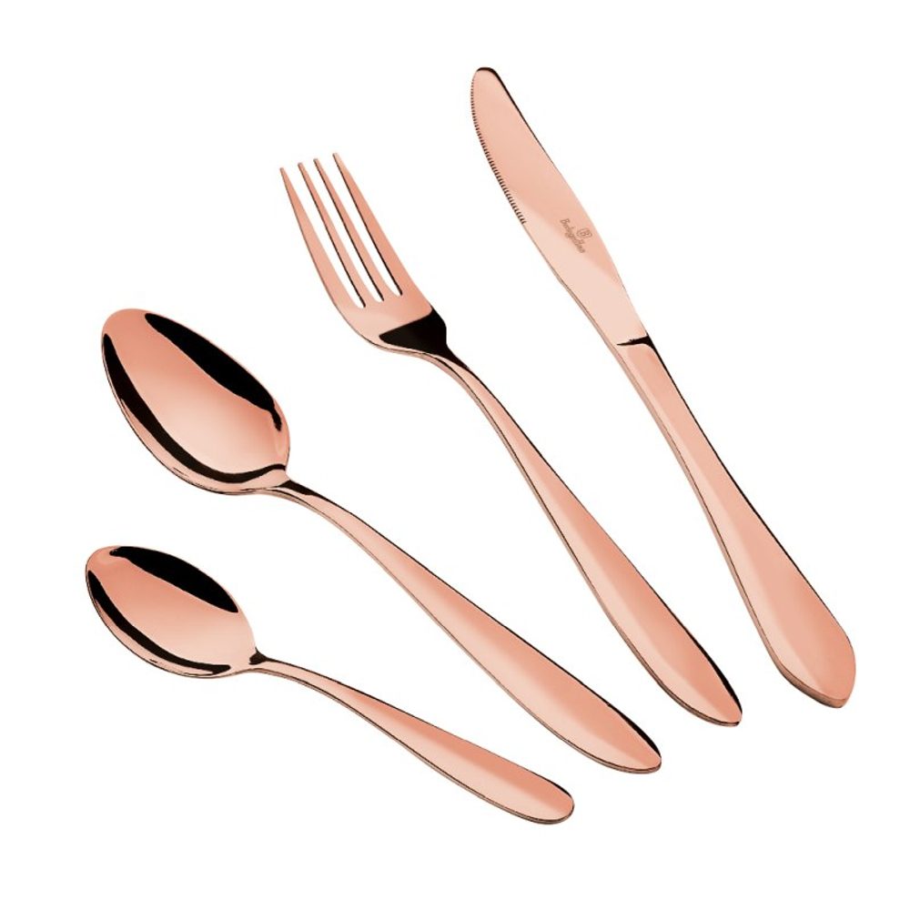 Levně BERLINGERHAUS Sada příborů 24 ks nerez satin Rosegold Metallic Line BH-2623