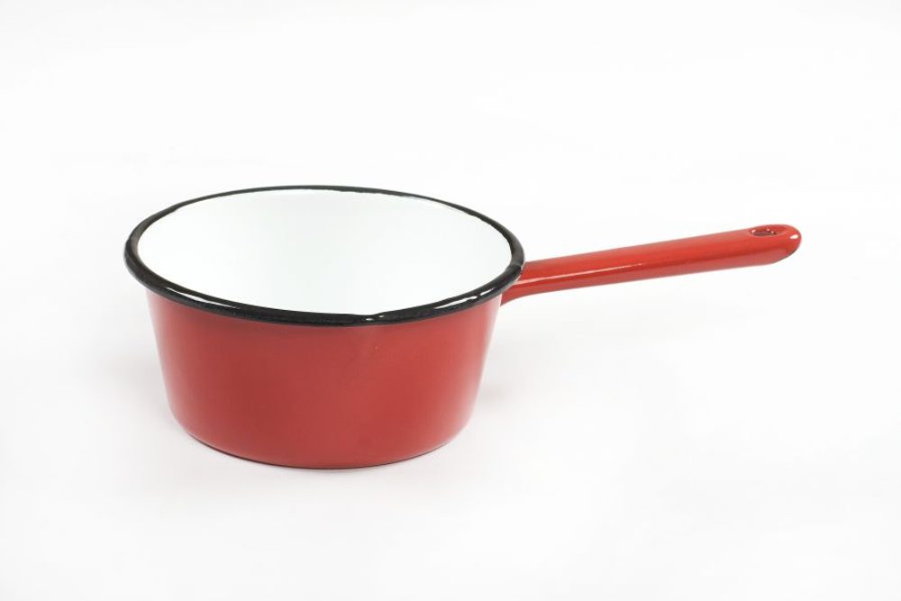 Levně rendlík d16cm s ruk.,výlevka, smalt, mix barev
