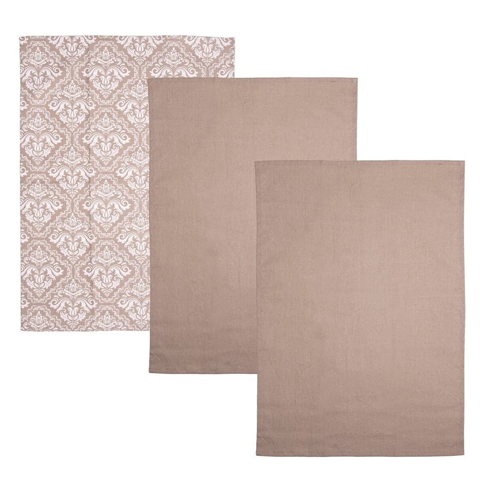 Levně Kuchyňská utěrka Beige 3 ks