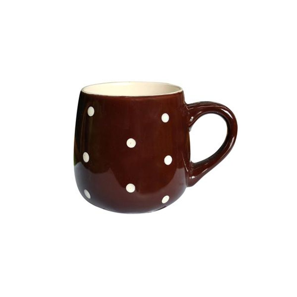 Levně TORO HRNEK S PUNTÍKY, KERAMIKA, 310ML 7,5x9CM
