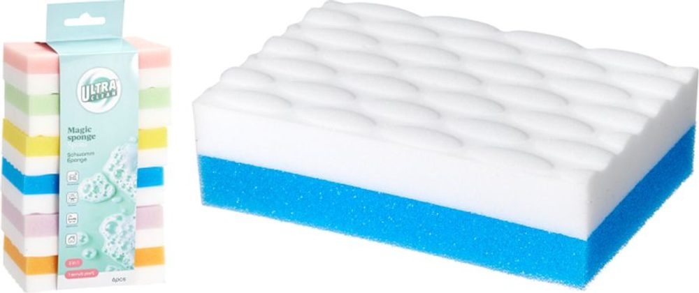 Levně houba 6ks MAGIC NANO 6barev, x x cm