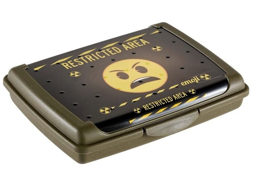 box 0,5l CARLA, RESTRICTED, 17x13x 3,5cm, svačin., na tužky, plast