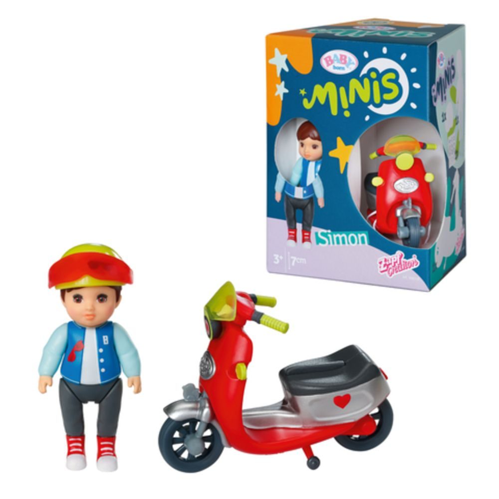 Levně BABY born Minis Sada se skútrem a panenkou