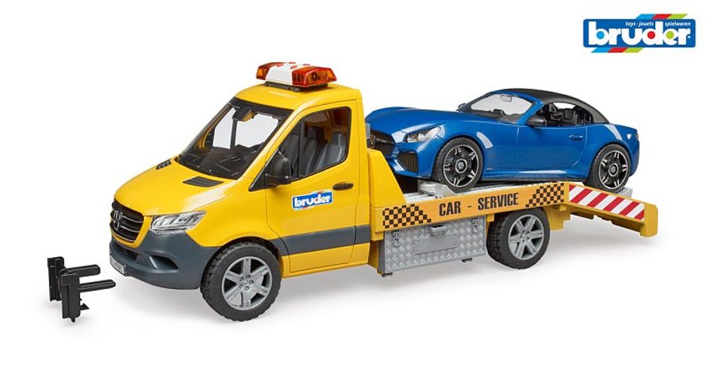 Levně BRUDER Komerční vozy - MB Sprinter přepravující auto
