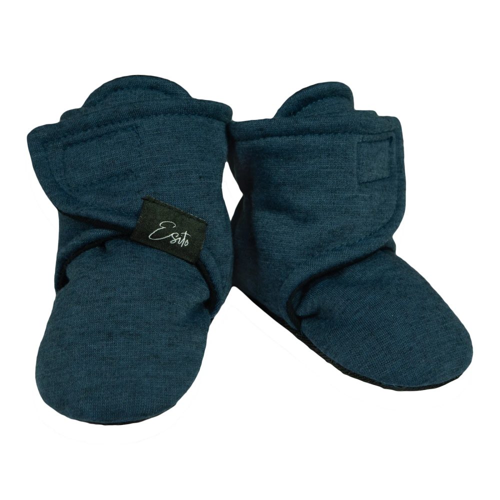 Levně ESITO Capáčky barefoot Warmkeeper ZOE Paris blue - modrá - 0 - délka stélky: 10 cm modrá