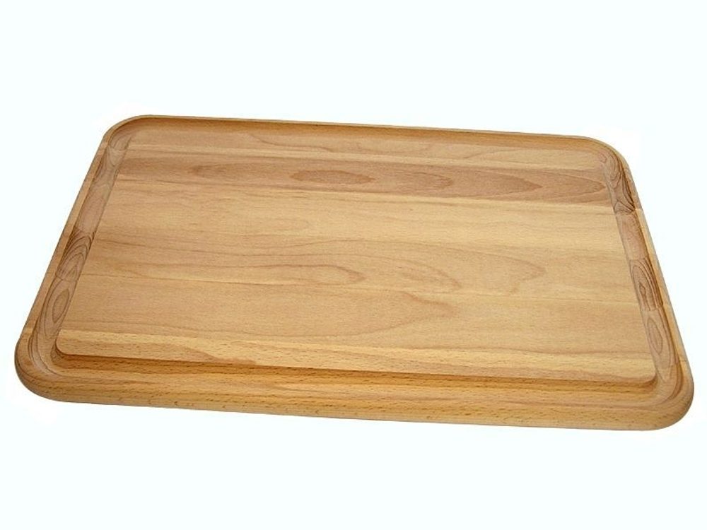 Levně prkénko 45x30x1,9 s drážkou, dřevo