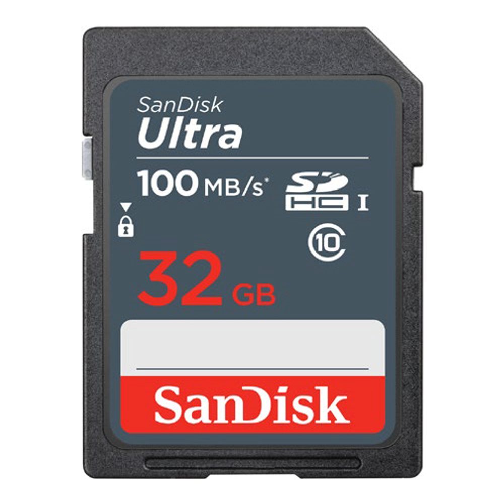 Levně SanDisk Ultra 32 GB SDHC Memory Card 100 MB/s