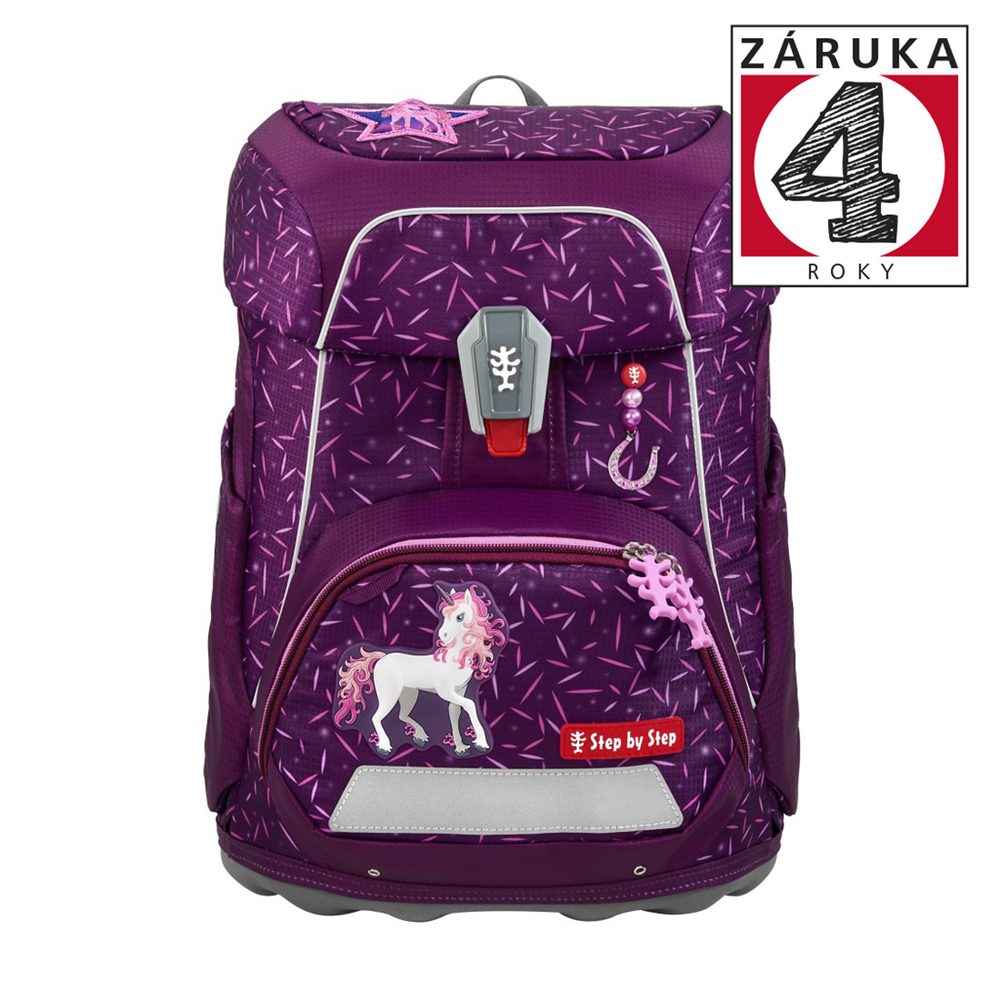 Levně Školní aktovka Step by Step FIT, Pretty Unicorn Nuala, AGR certifikát