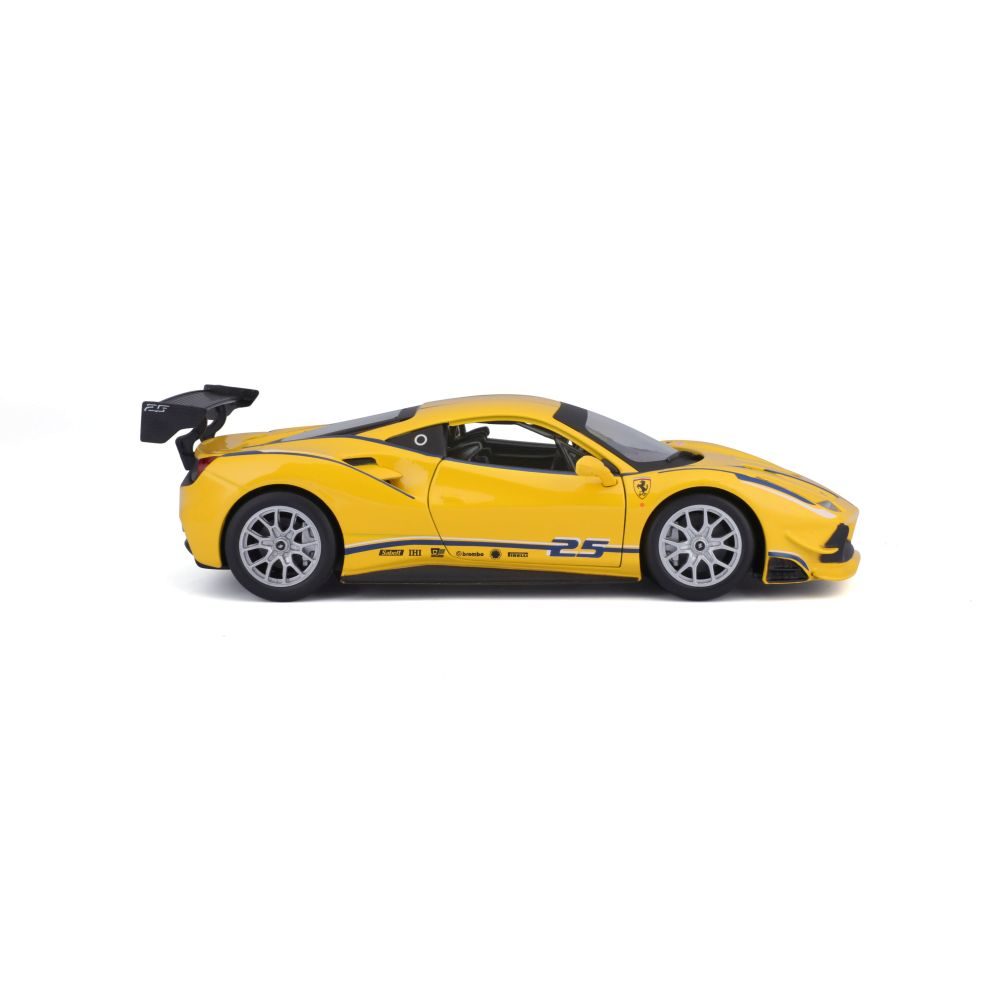 Levně Bburago 1:24 Ferrari Racing 488 Challenge Yelow